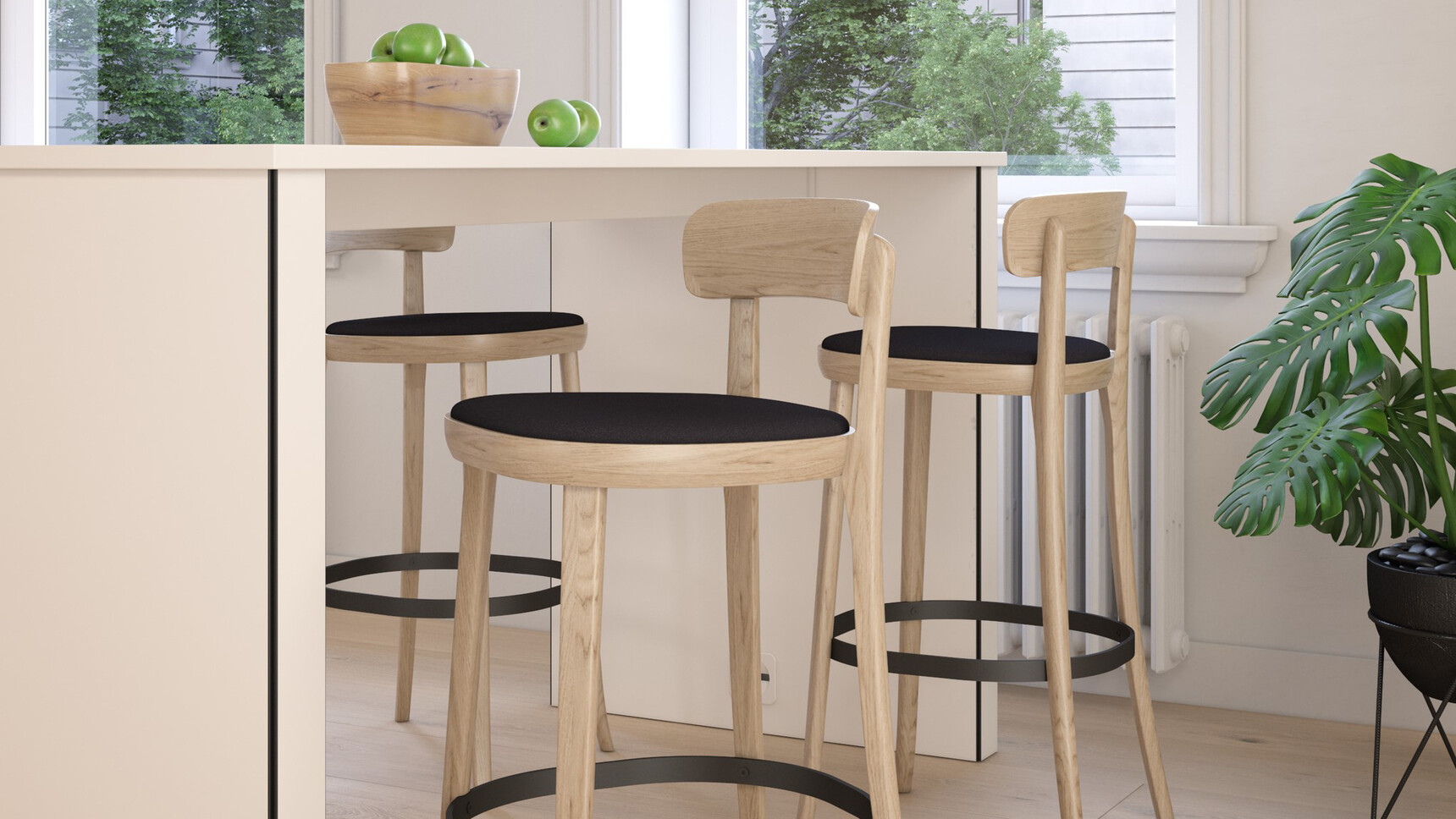 Elite Office Furniture Aura Stools With Upholstered Seat Family Image