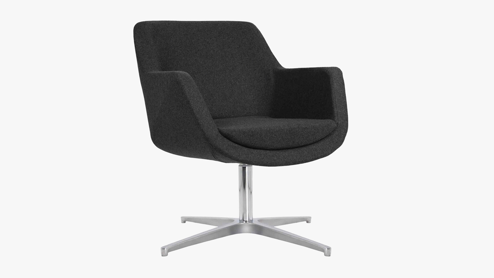 Elite Office Furniture Elipsa Low Back Lounge Chair With Four Star Swivel Base Family Image