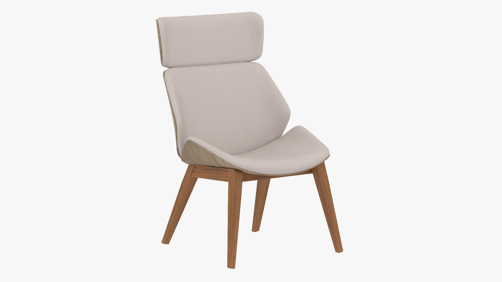 Elite Office Furniture Cascara High Back Lounge Chair With Four Leg Base Family Image