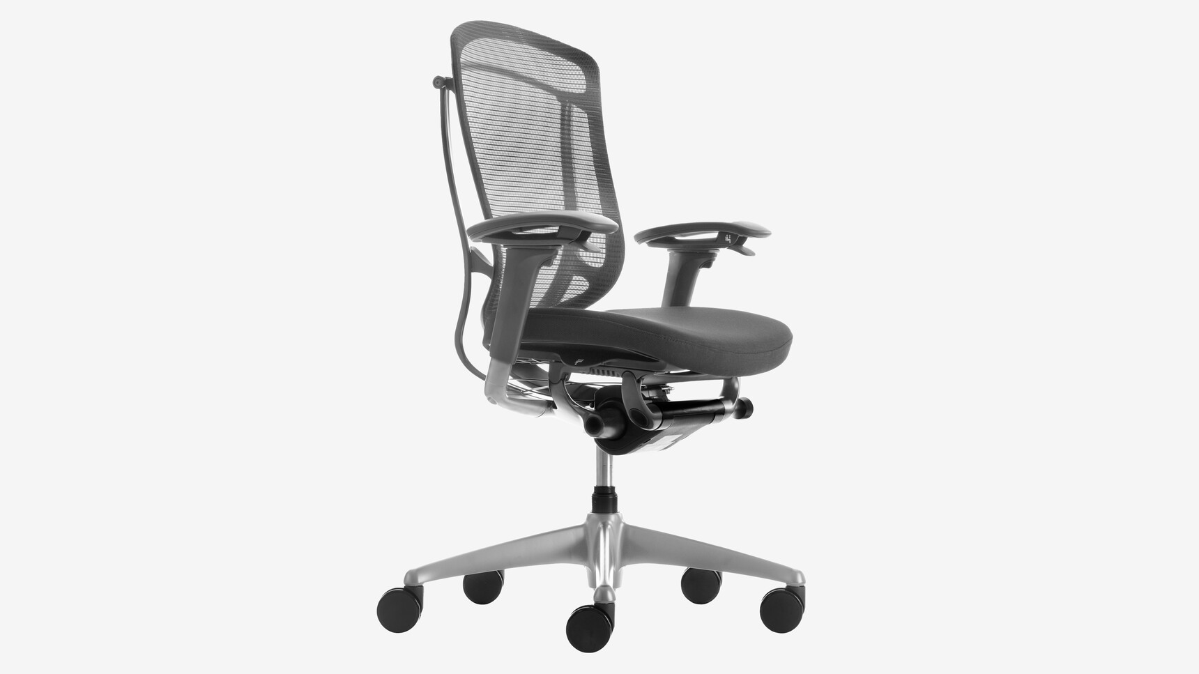 Okamura Contessa II Mesh Back Office Chair Medium Grey/Silver Family Image
