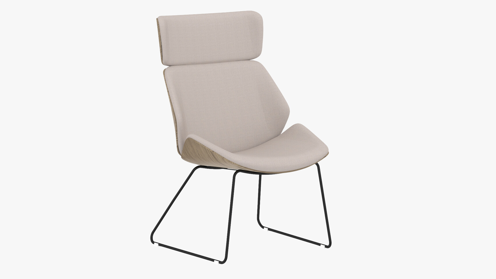 Elite Office Furniture Cascara High Back Lounge Chair With Sled Base Family Image