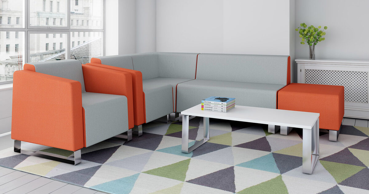 Office waiting sales sofa