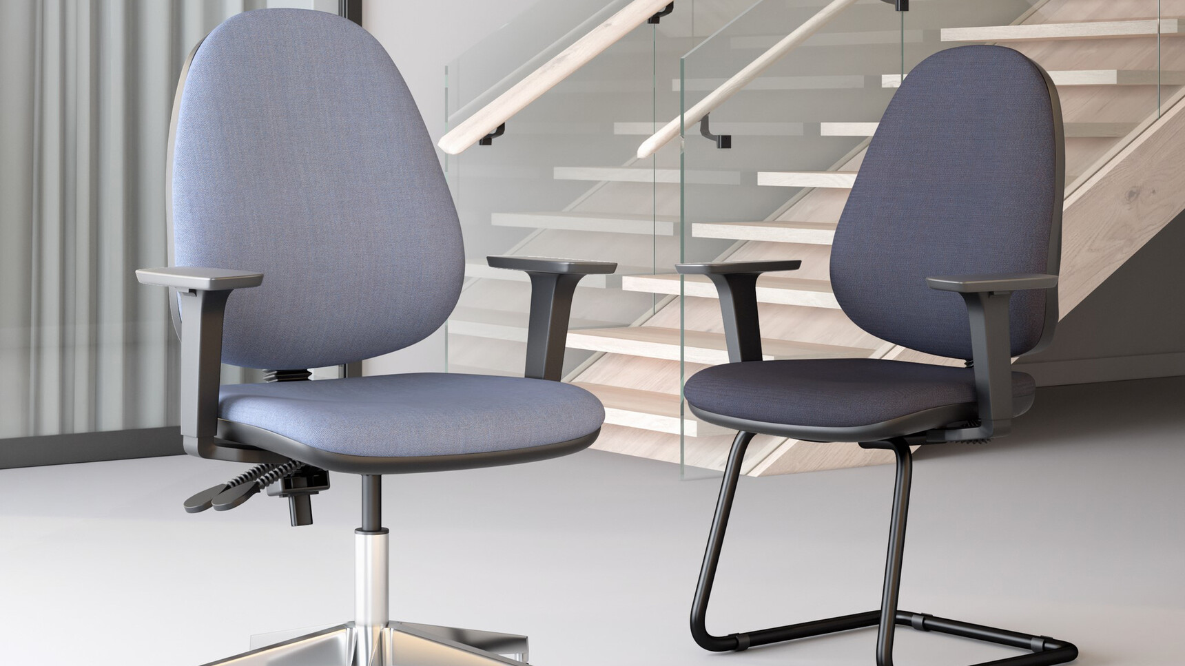 Elite Office Furniture Team Plus Grande Office Chair And Team Plus Grande Cantilever Office Chair Family Image