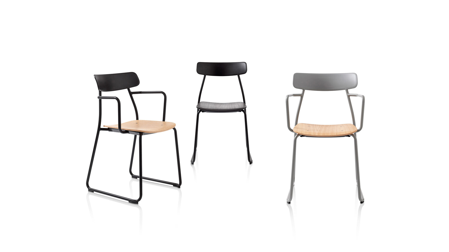 Orangebox Acorn Static Armchair Café Chairs Family Image