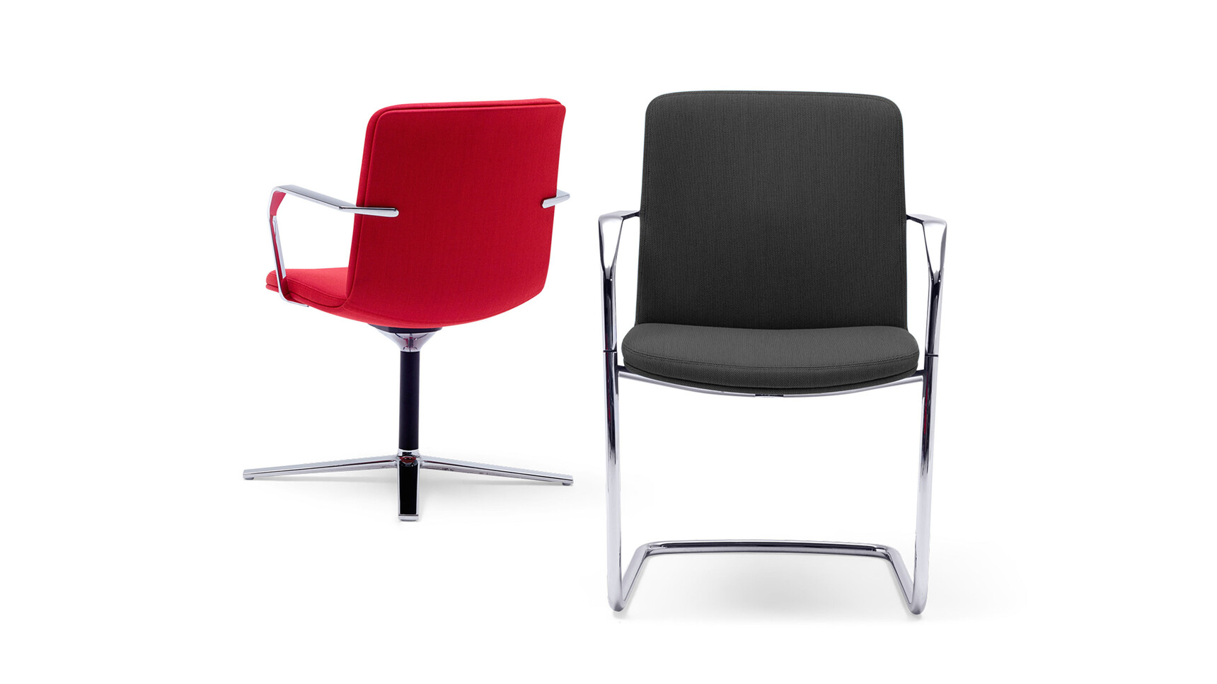 Orangebox Calder Midback Swivel Meeting Chair With Cantilever Frame Version Family Image