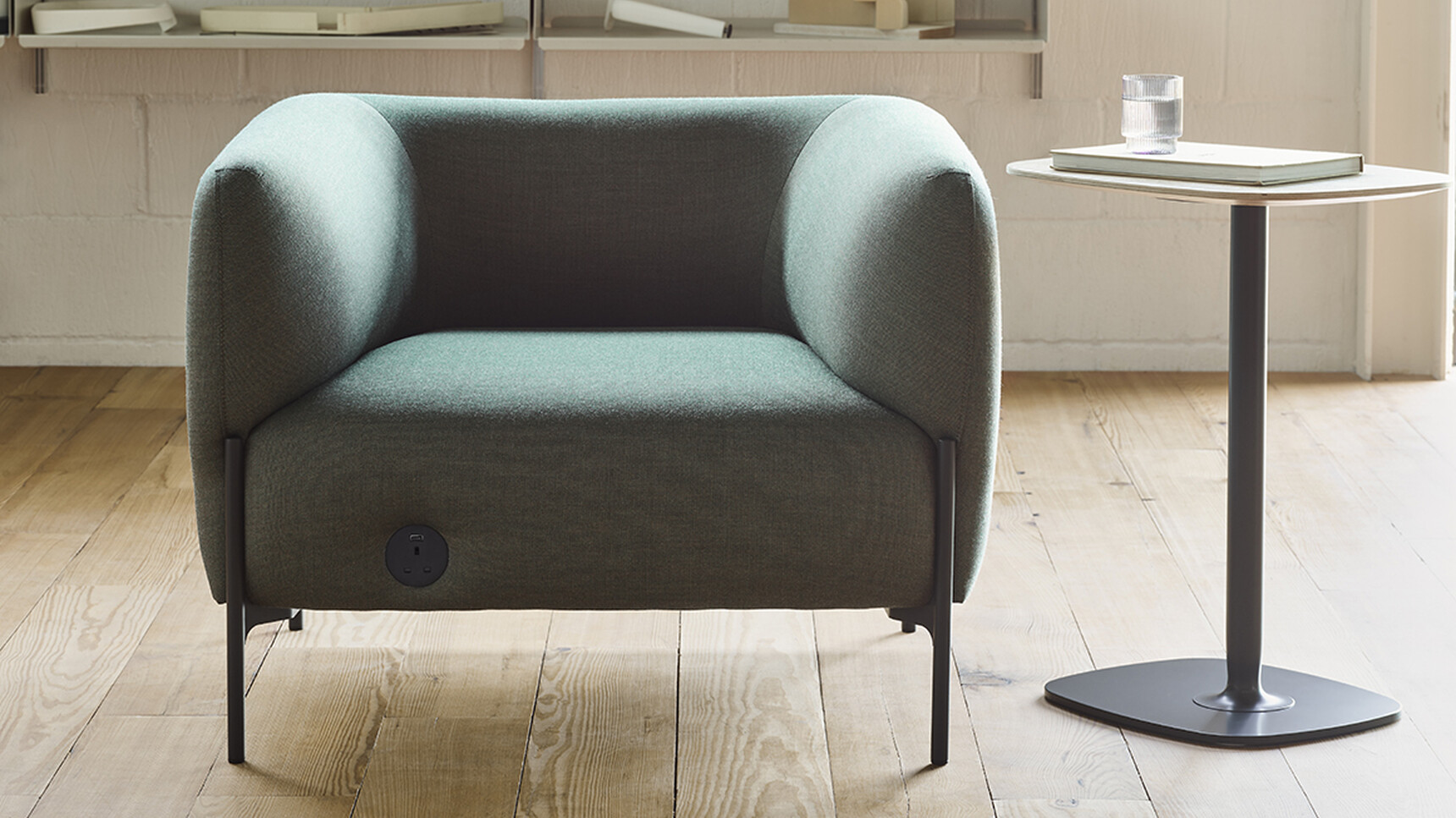 Modus Panda Armchair Green Upholstery Family Image