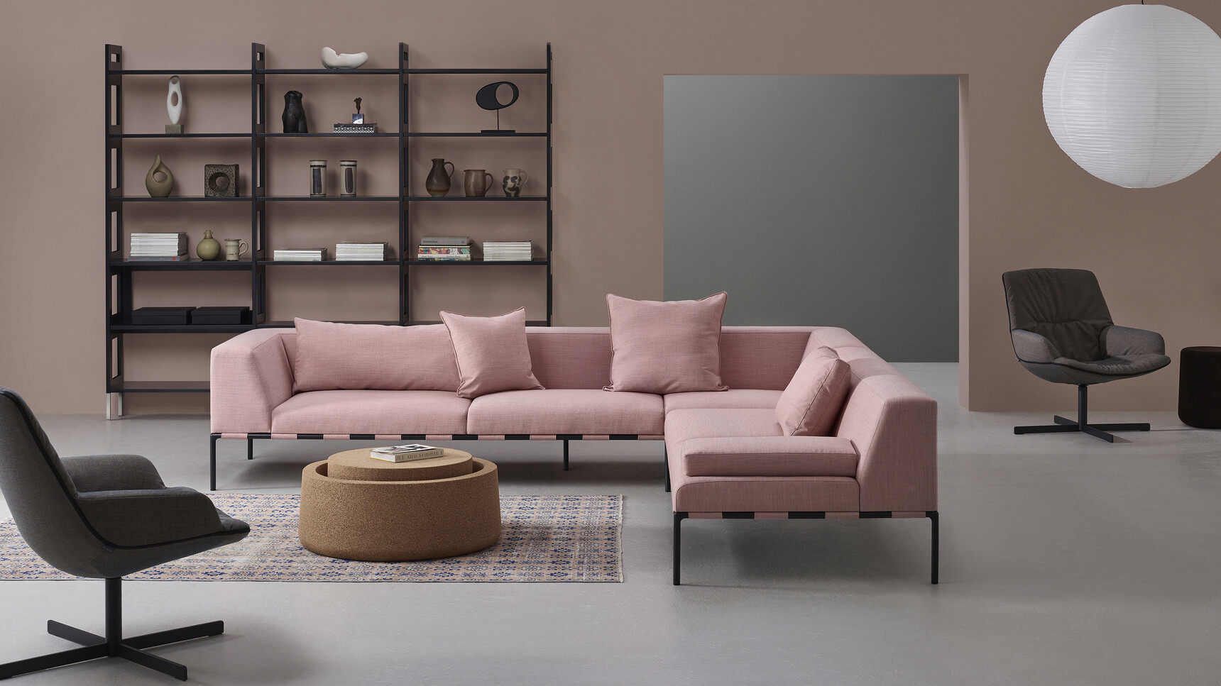 Modus Milo Lounge Chair In Lounge Setting