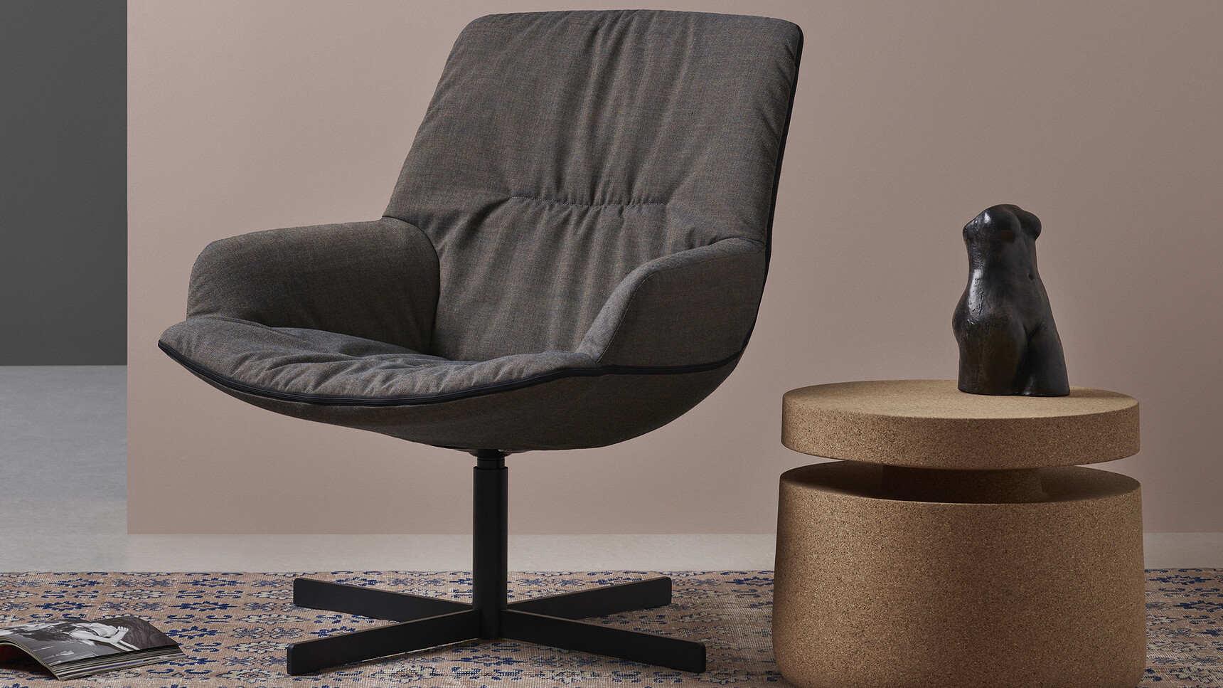 Modus Milo Chair Swivel Base With Arms Family Image