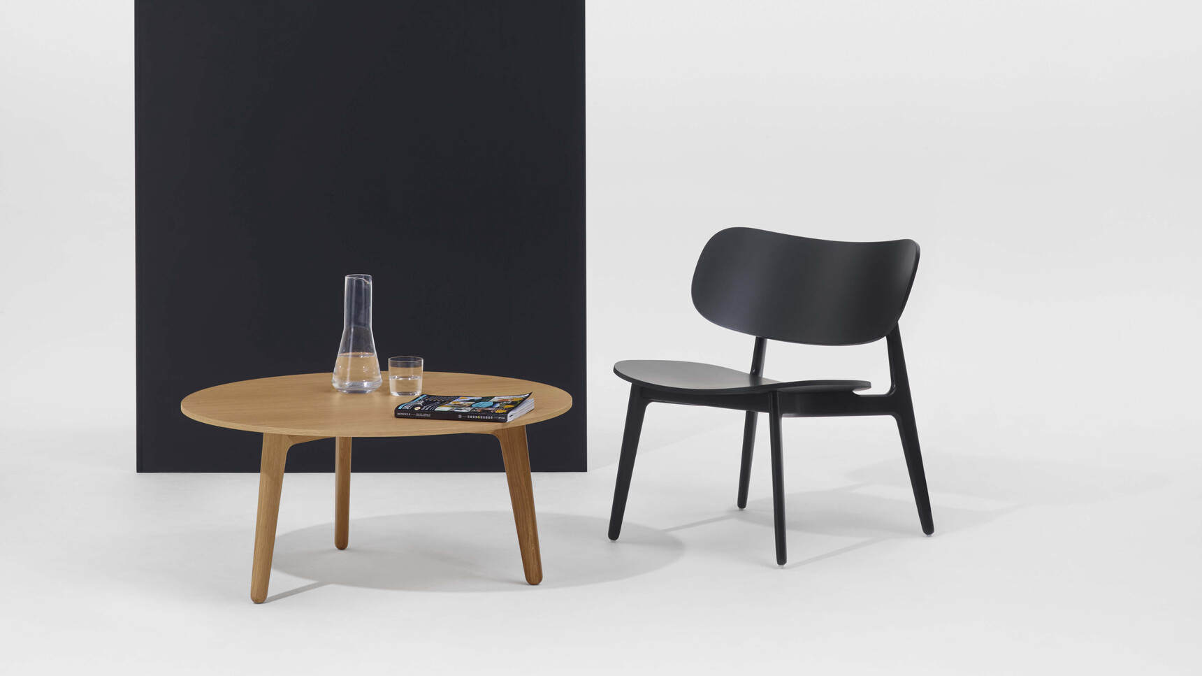 Modus PLC Lounge Chair Painted Oak Family Image