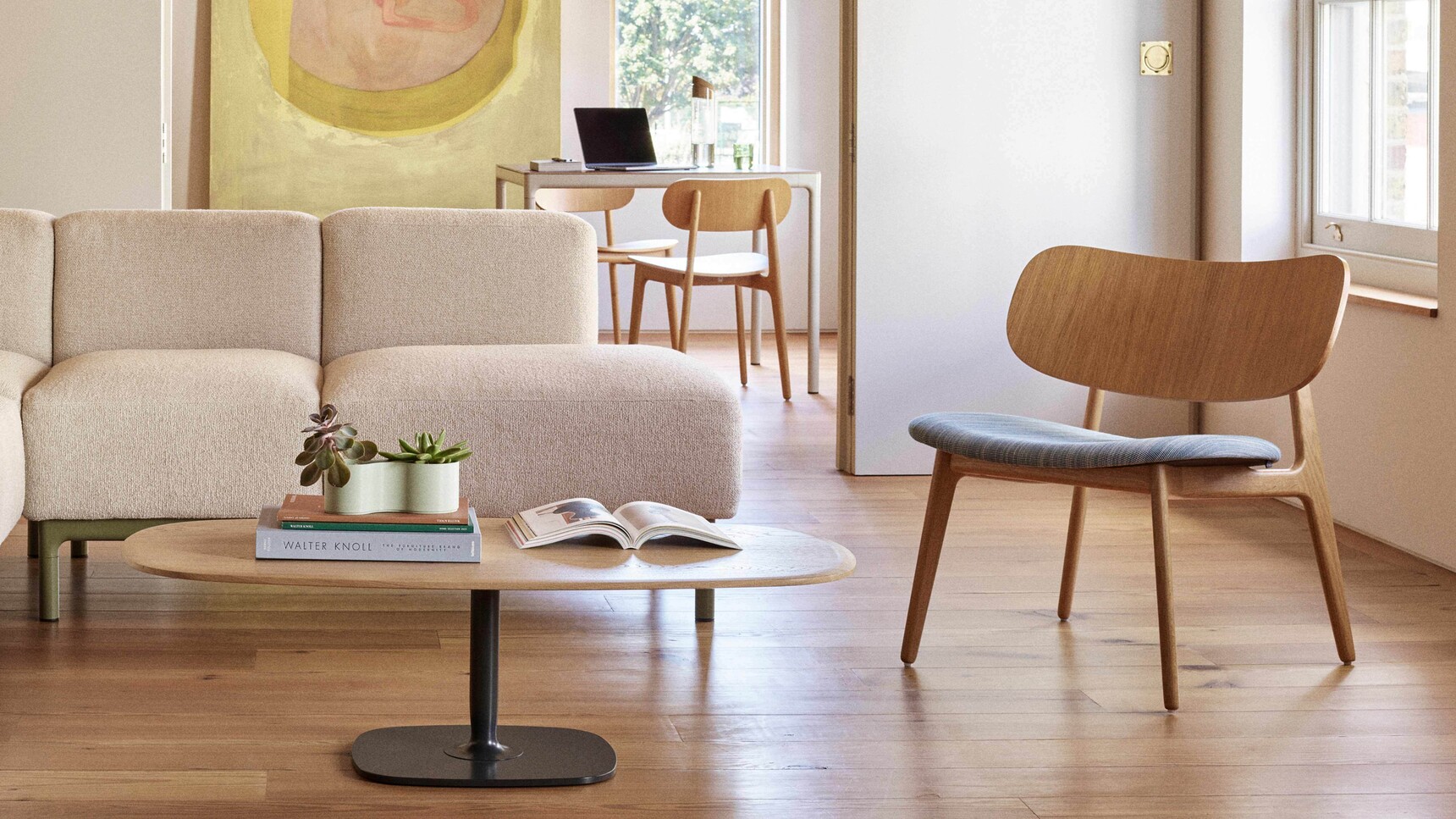Modus PLC Lounge Chairs In Lounge Setting