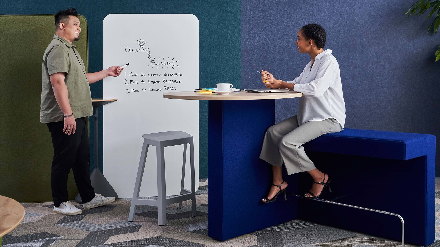 Steelcase Perch Steelcase Flex Perch Stool Orange Box Border Flex Markerboard Family Image