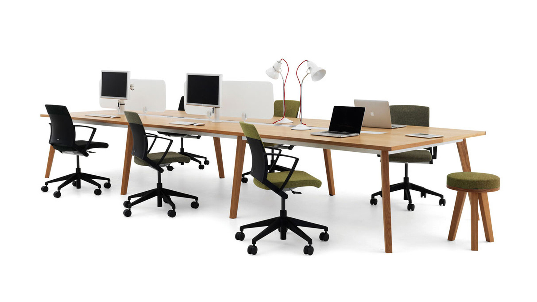 Verco Martin Bench Desk 6 Person Desk Family Image