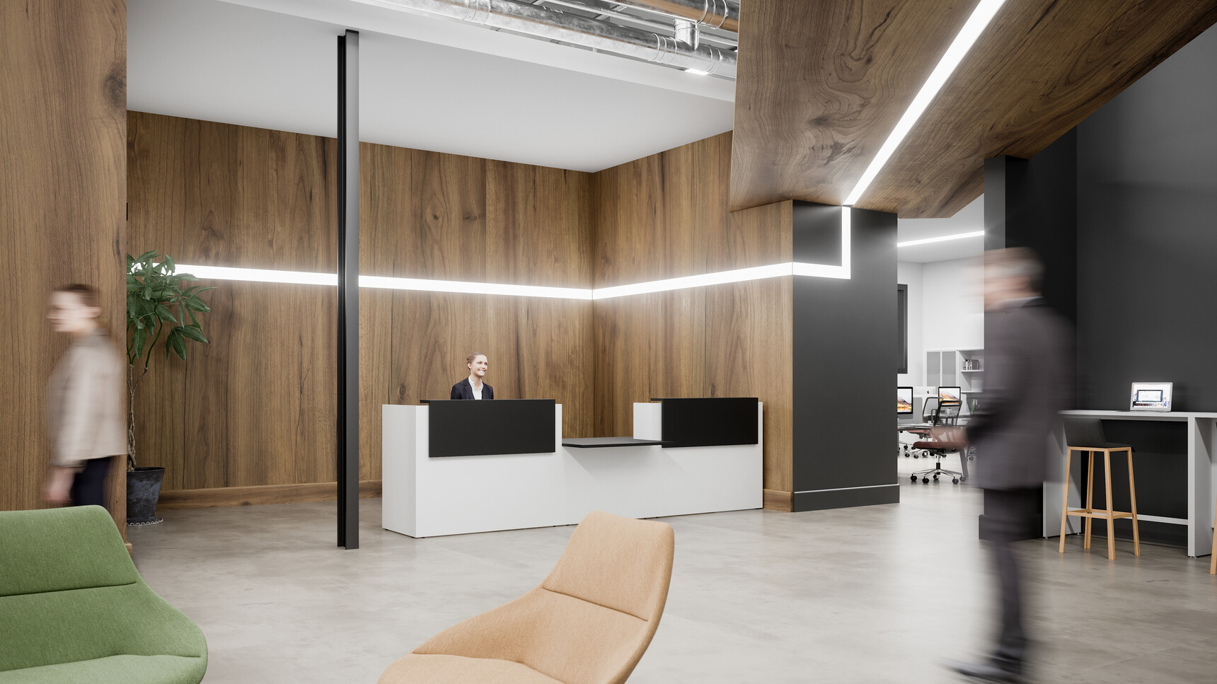 Buronomic Fifty Full Reception Desk Family1