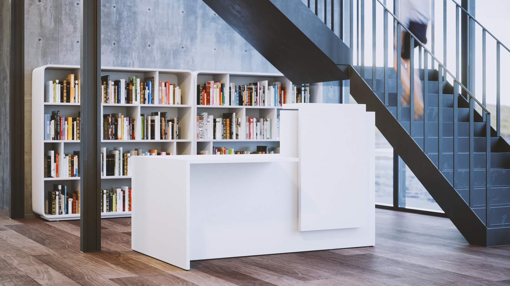 Buronomic Fifty Fifty Reception Desk Family2