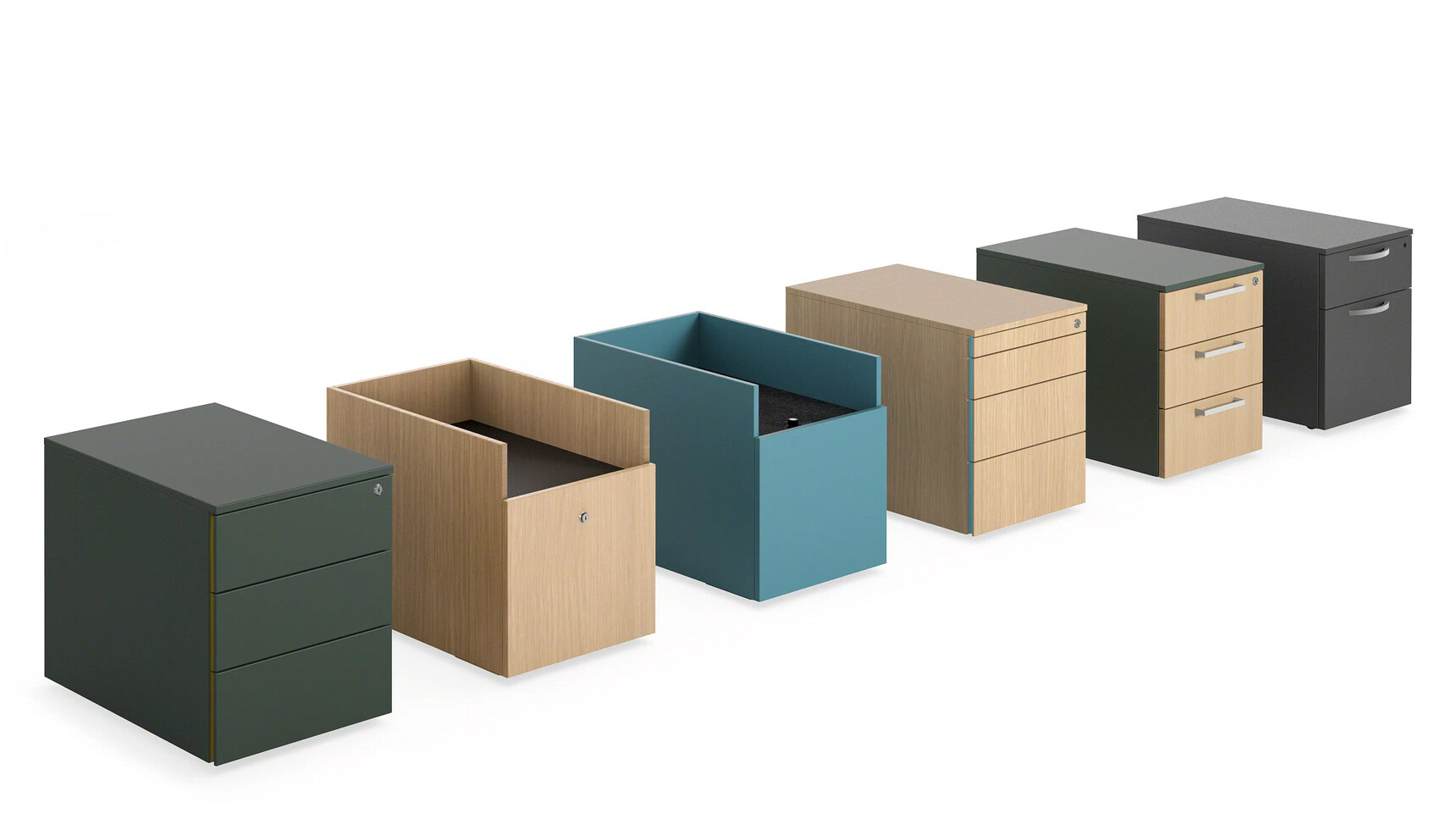 Steelcase Implicit Pedestals White Background Family Image