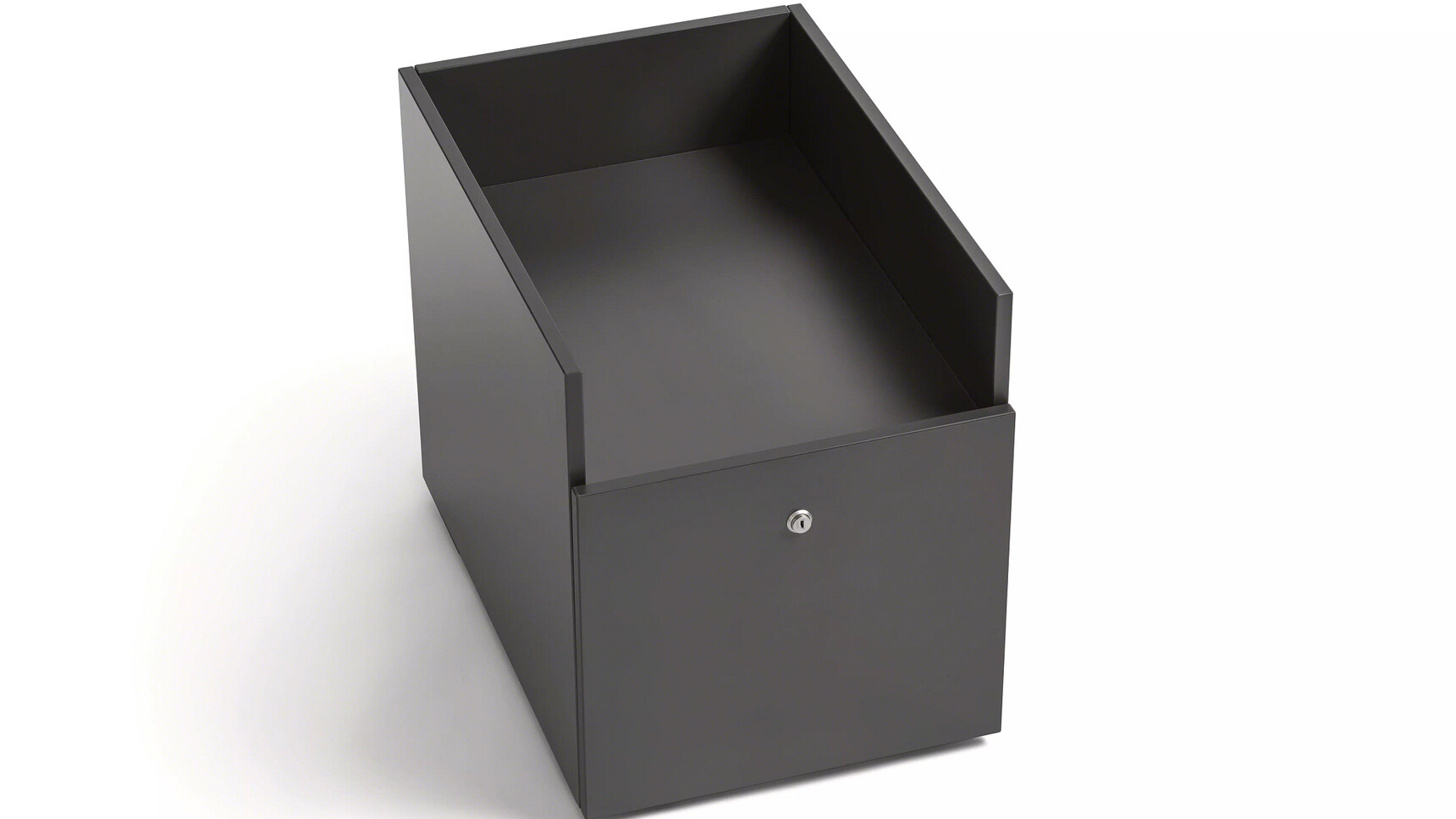 Steelcase Implicit Lease Bag Drop With Key Lock On Castors Black Finish Family Image