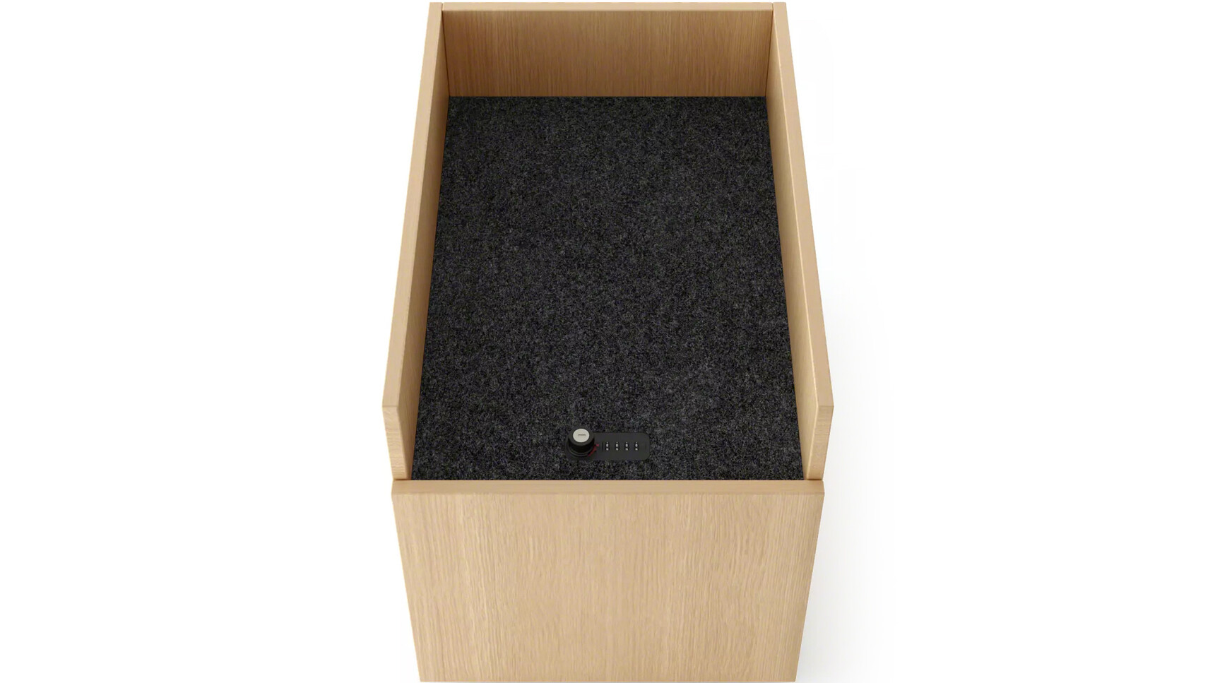 Steelcase Implicit Lease Bag Drop Keyless On Castors Wood Finish Family Image Of Top