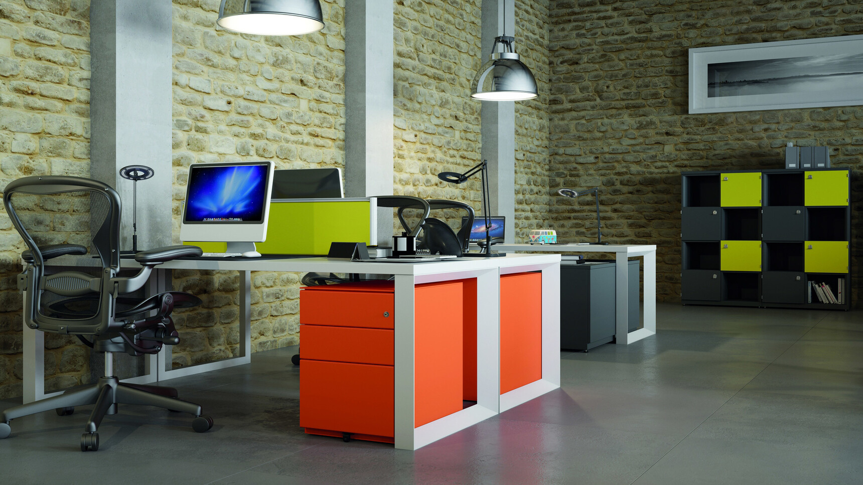 Bisley Note Three Stationery Drawers Narrow Mobile Pedestals Family Image