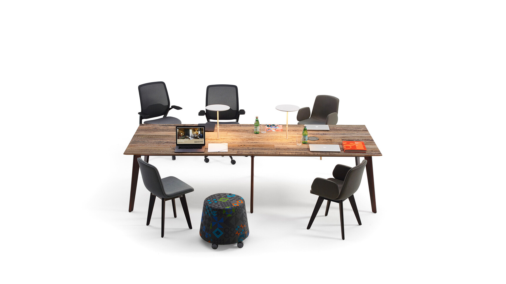 Orangebox Cubb Meeting Table On White Background Family Image