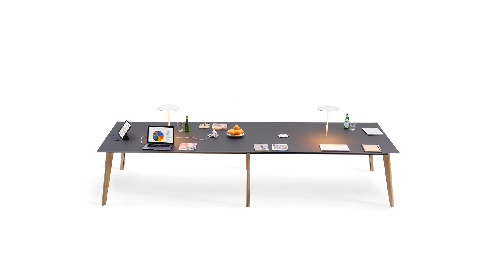 Orangebox Cubb Meeting Table Family Image With White Background