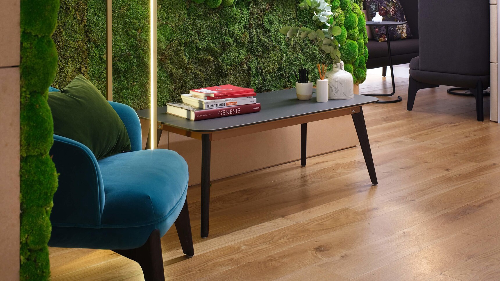 Orangebox Cubb Occasional Table In Office Setting