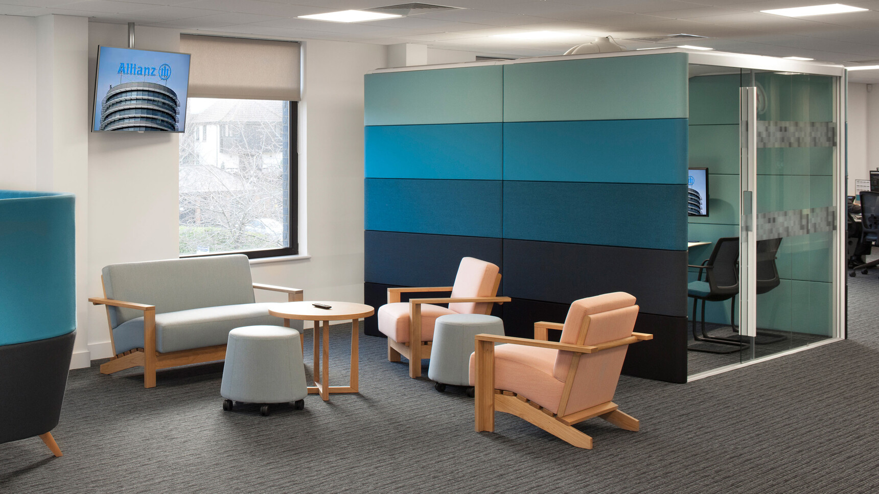 Orangebox Dench Lounge Chairs In Office Setting
