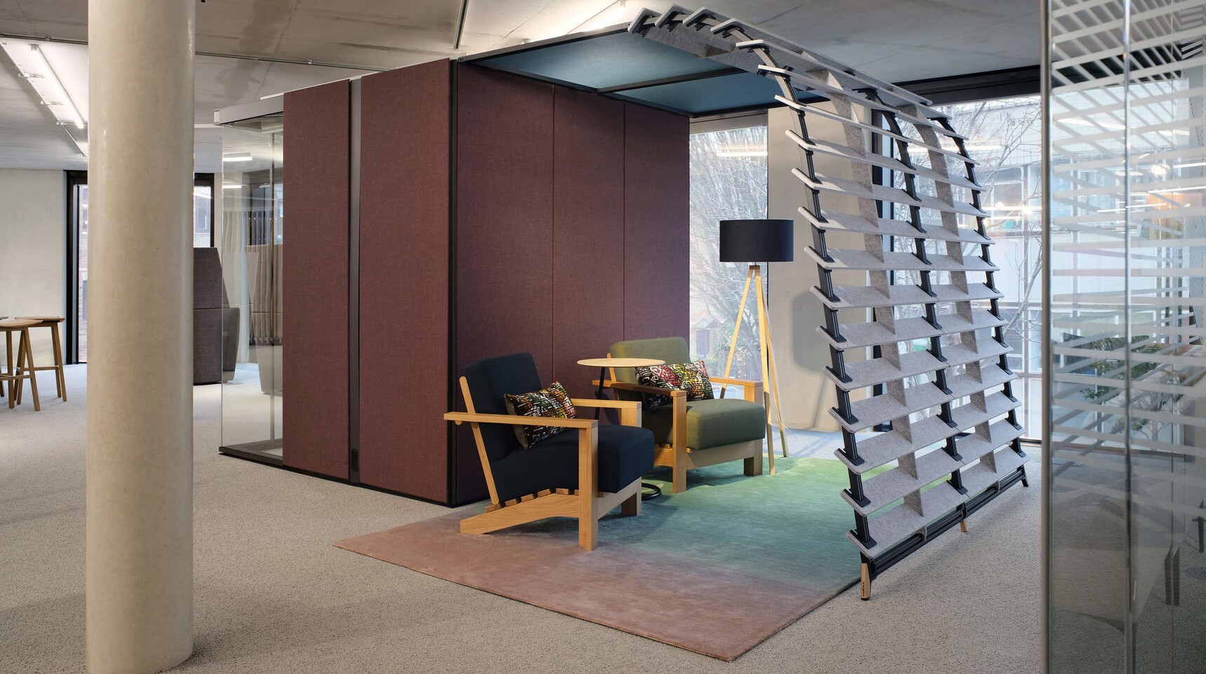 Orangebox Dench Lounge Chairs In Office Environment