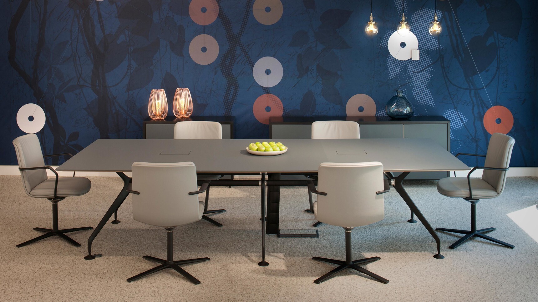 Orangebox Lano Rectangular Meeting Table In Office Environment