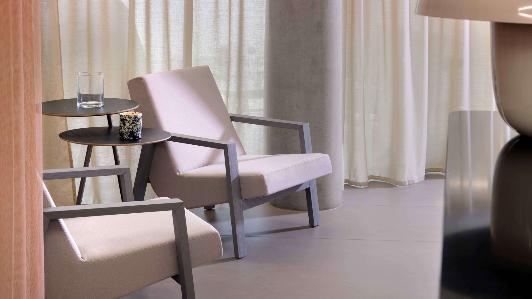 Orangebox Lapwing Laptop Table In Office Setting