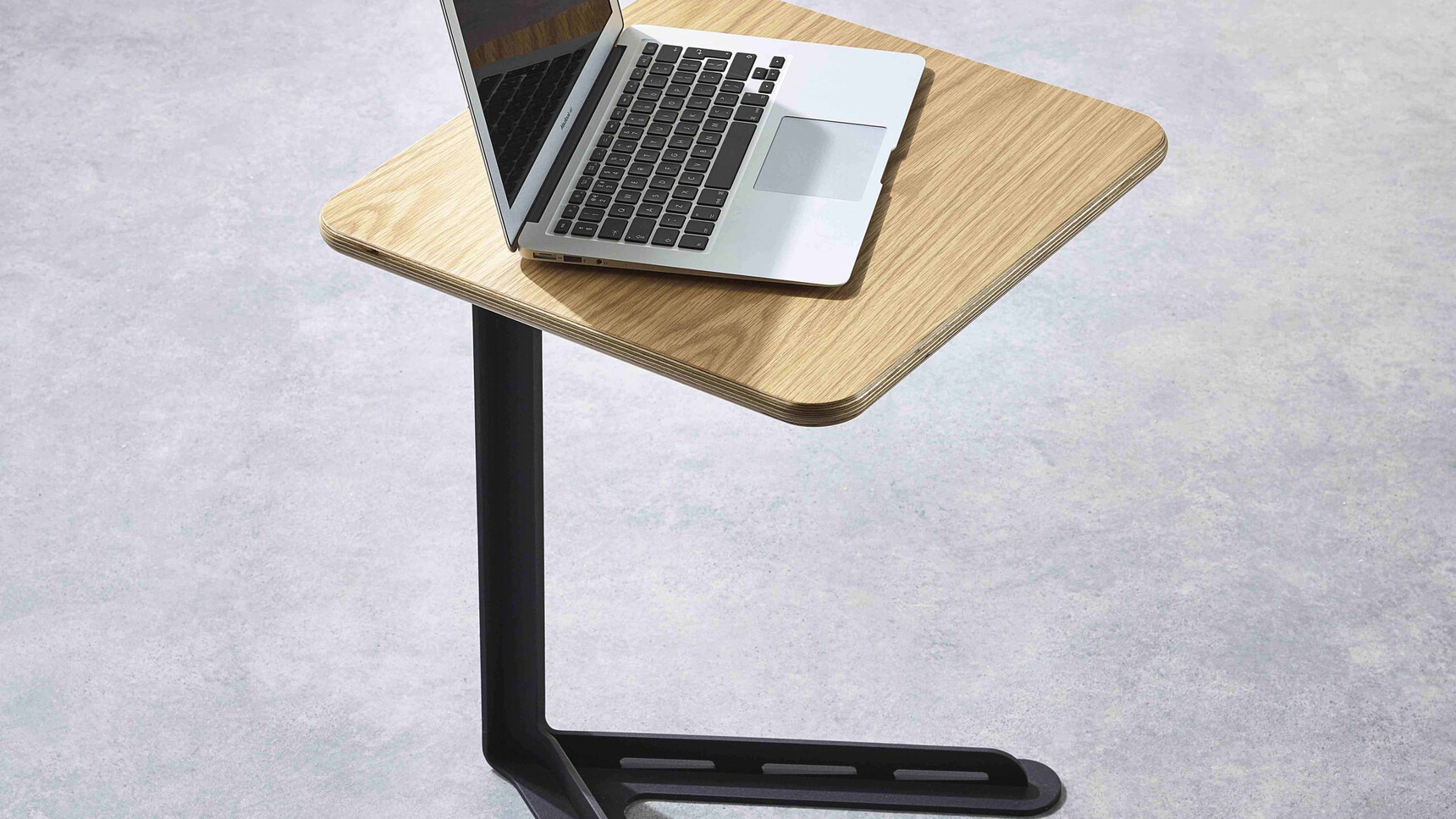 Connection Fusion Laptop With Square Top In Office Environment