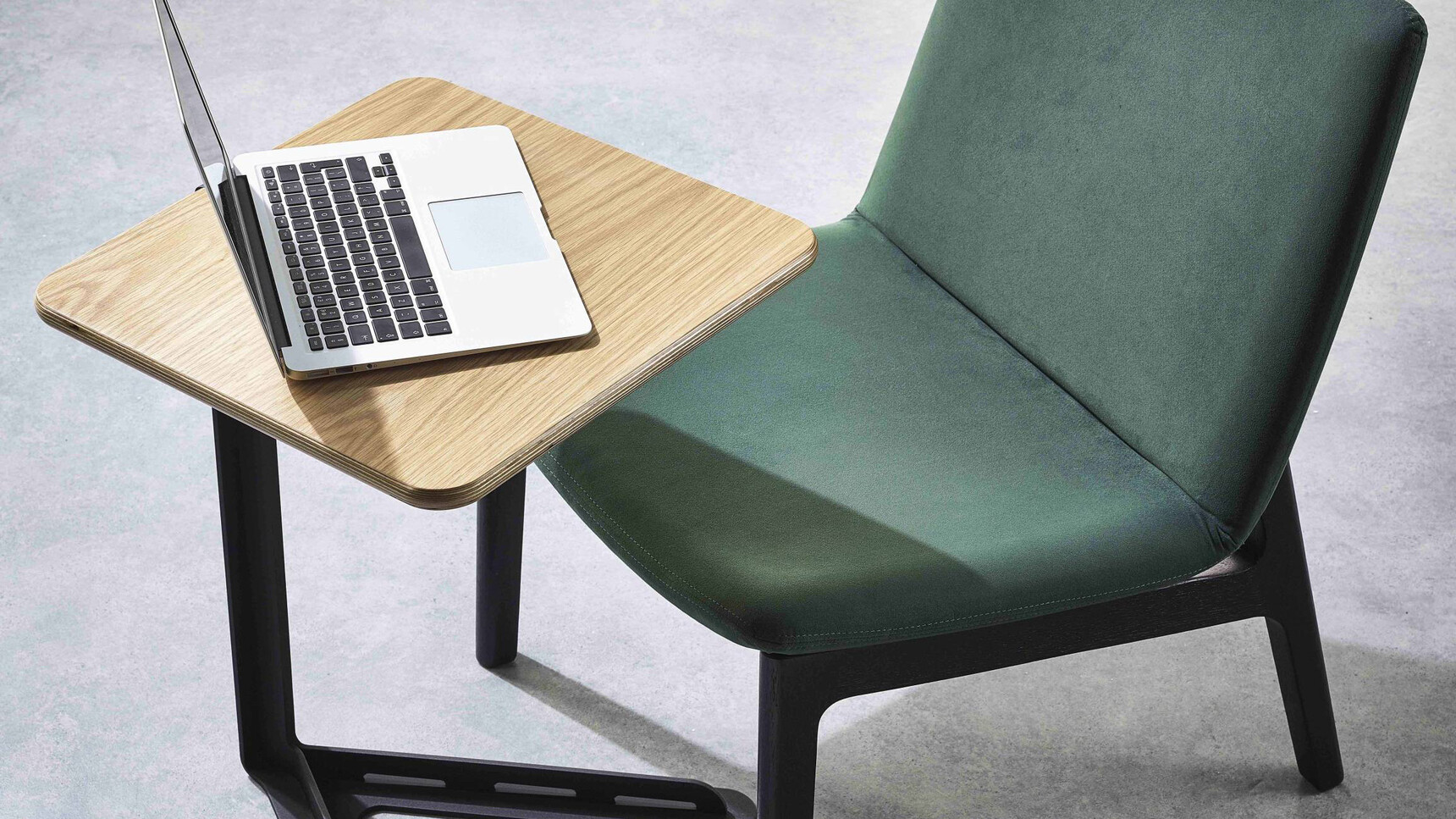 Connection Fusion Laptop With Square Top In Office Setting