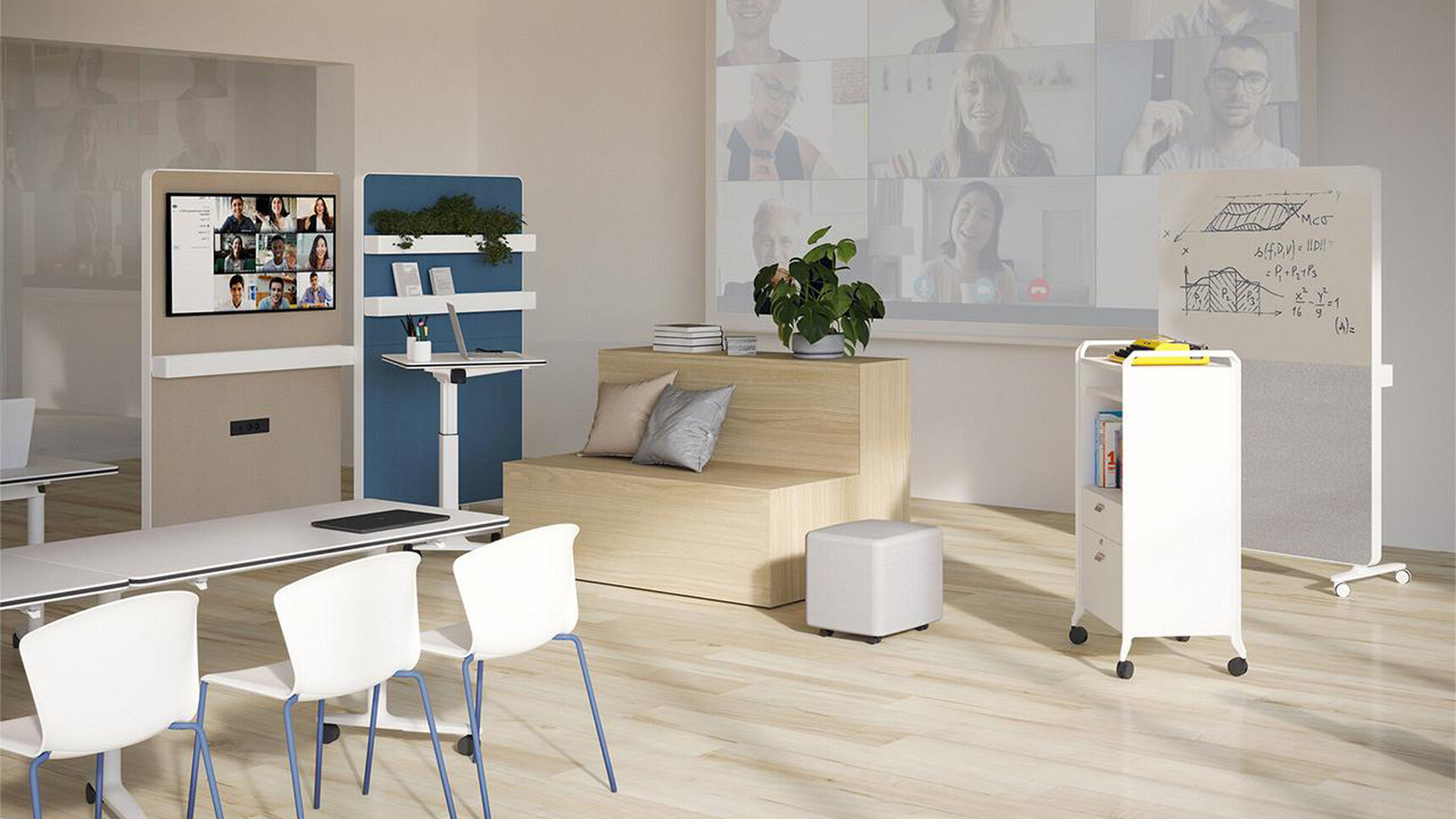 Actiu Caddy 500 Panels With Agile Collection Family Image