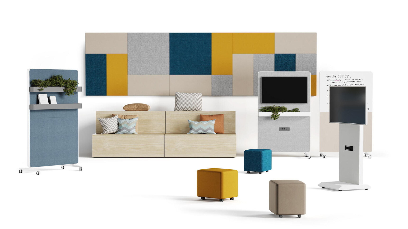Actiu Caddy 500 Panels Lifestyle Image