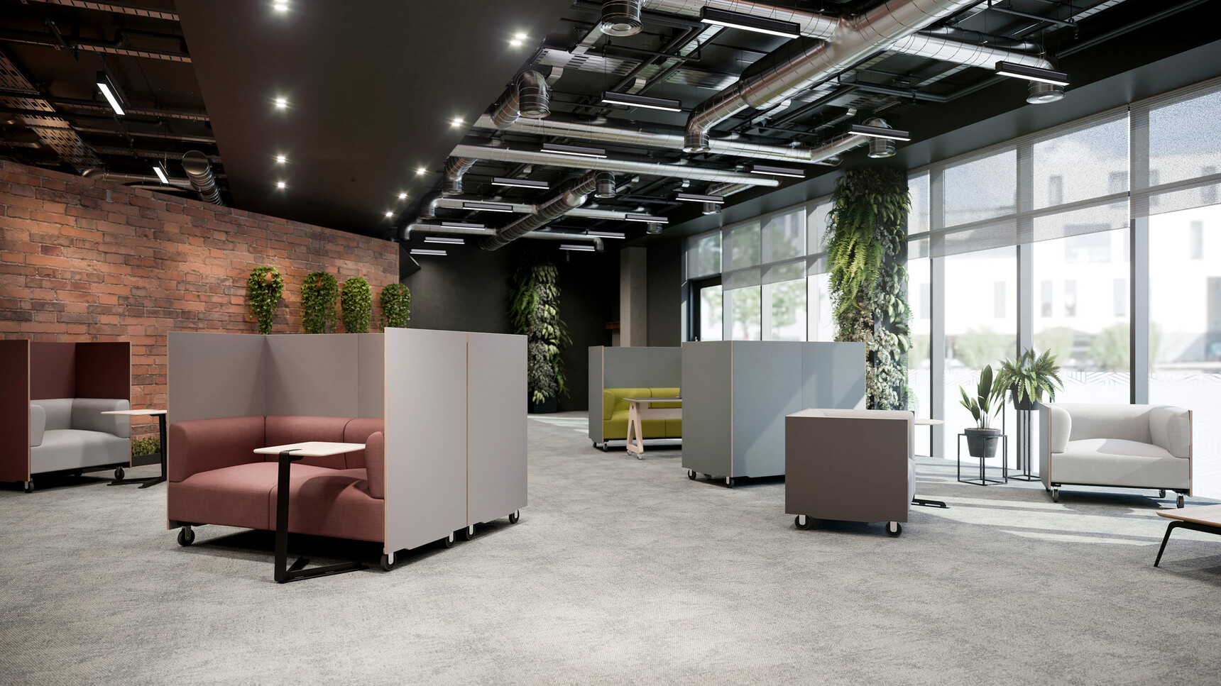 Connection Nomad Group In Office Setting