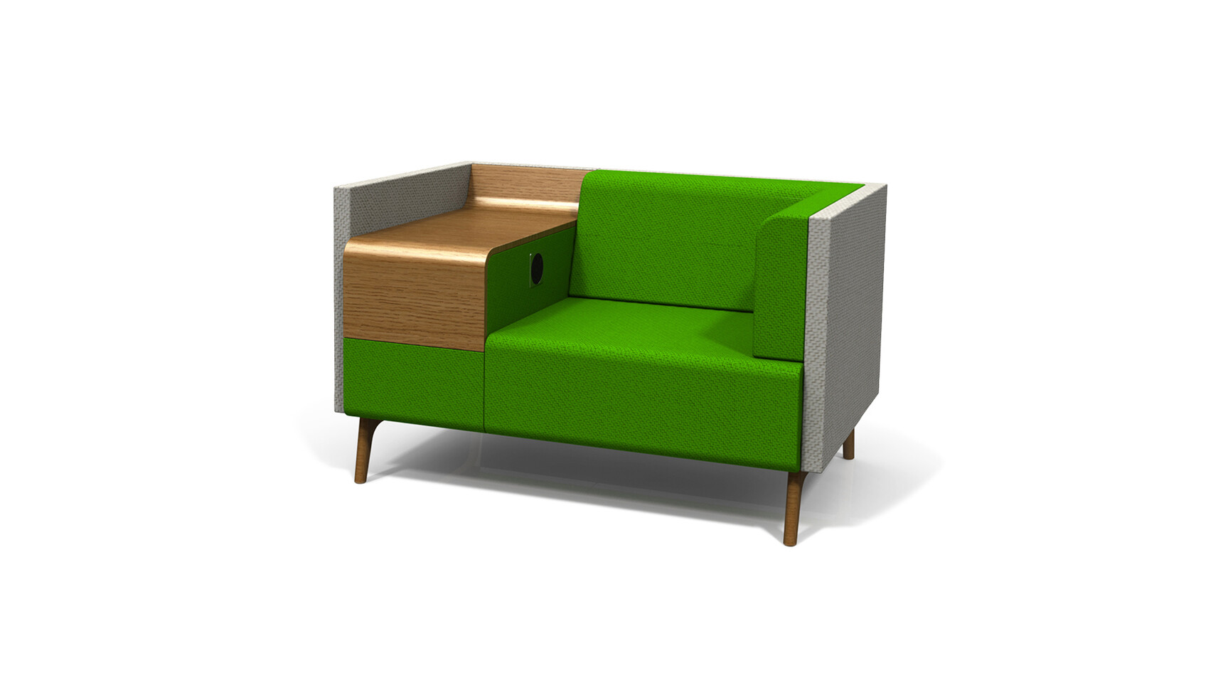 Connection Tryst Low Back Single Seat Console Unit Family Image