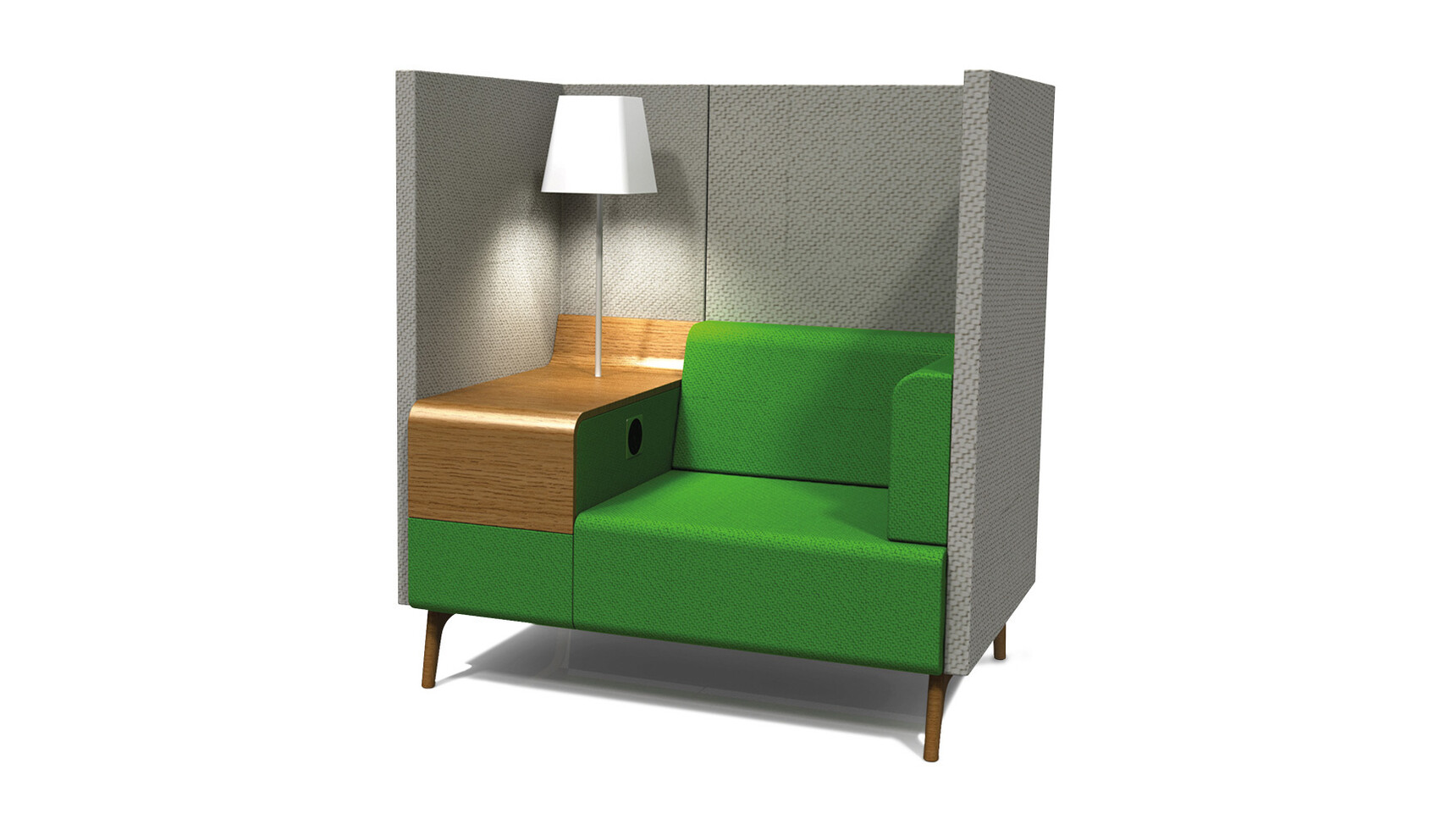 Connection Tryst High Back Single Seat Console Unit Family Image