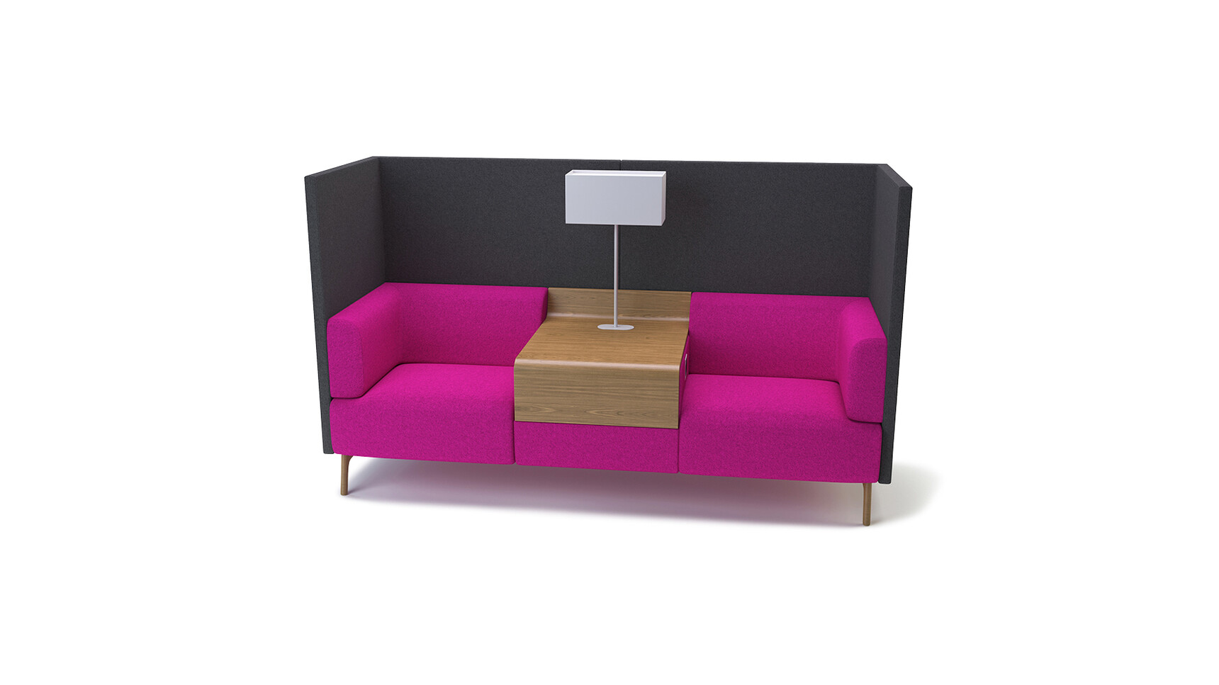 Connection Tryst High Back Two Seater Console Unit Family Image