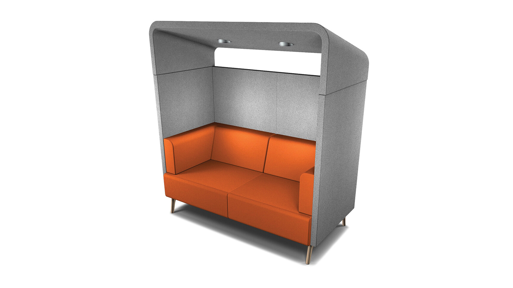 Connection Tryst Two Seater Sofa Canopy Booth Family Image