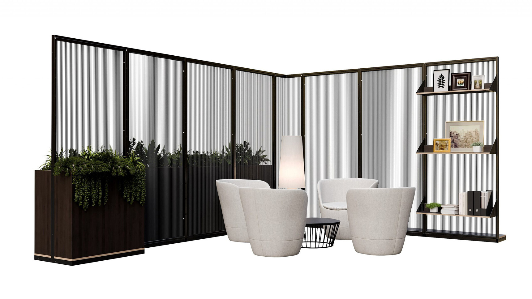 Connection Harp Socialise Space Divider Family Image