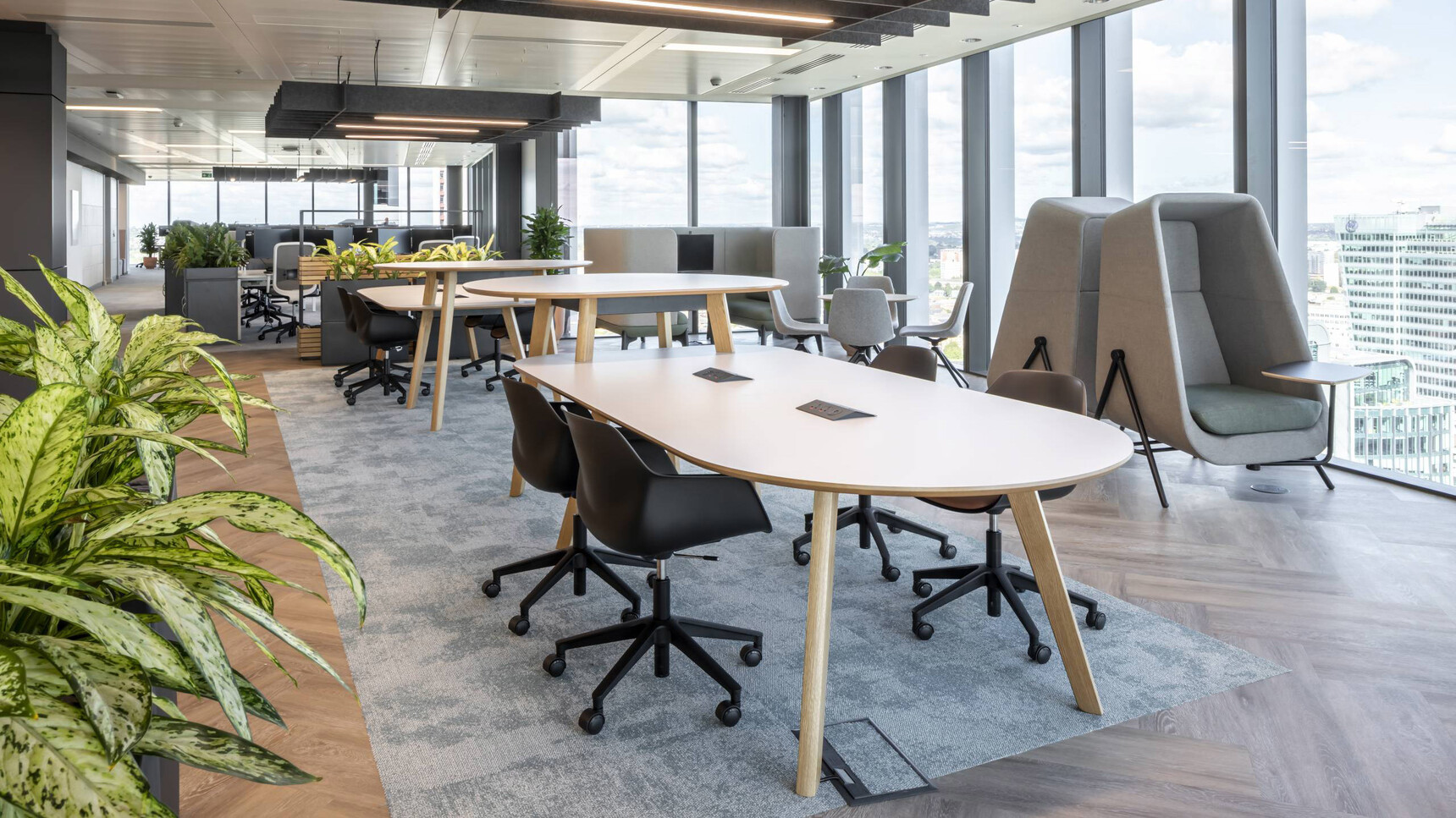 Connection Co Table Tables Muse Booth In Office Setting