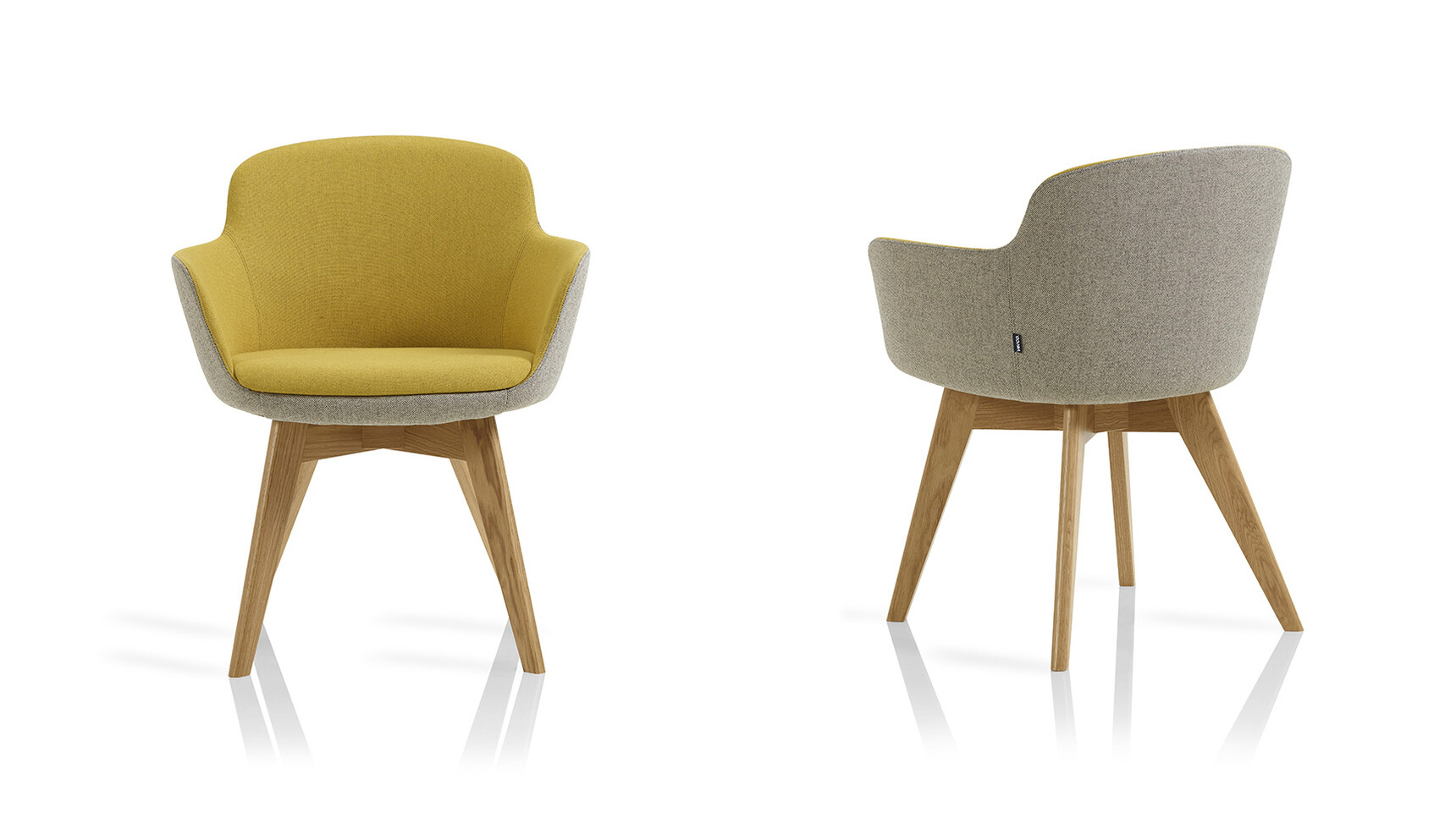 Verco Products Furniture Danny Medium Back Tub Chair With A Solid Oak Wood Frame Family Image