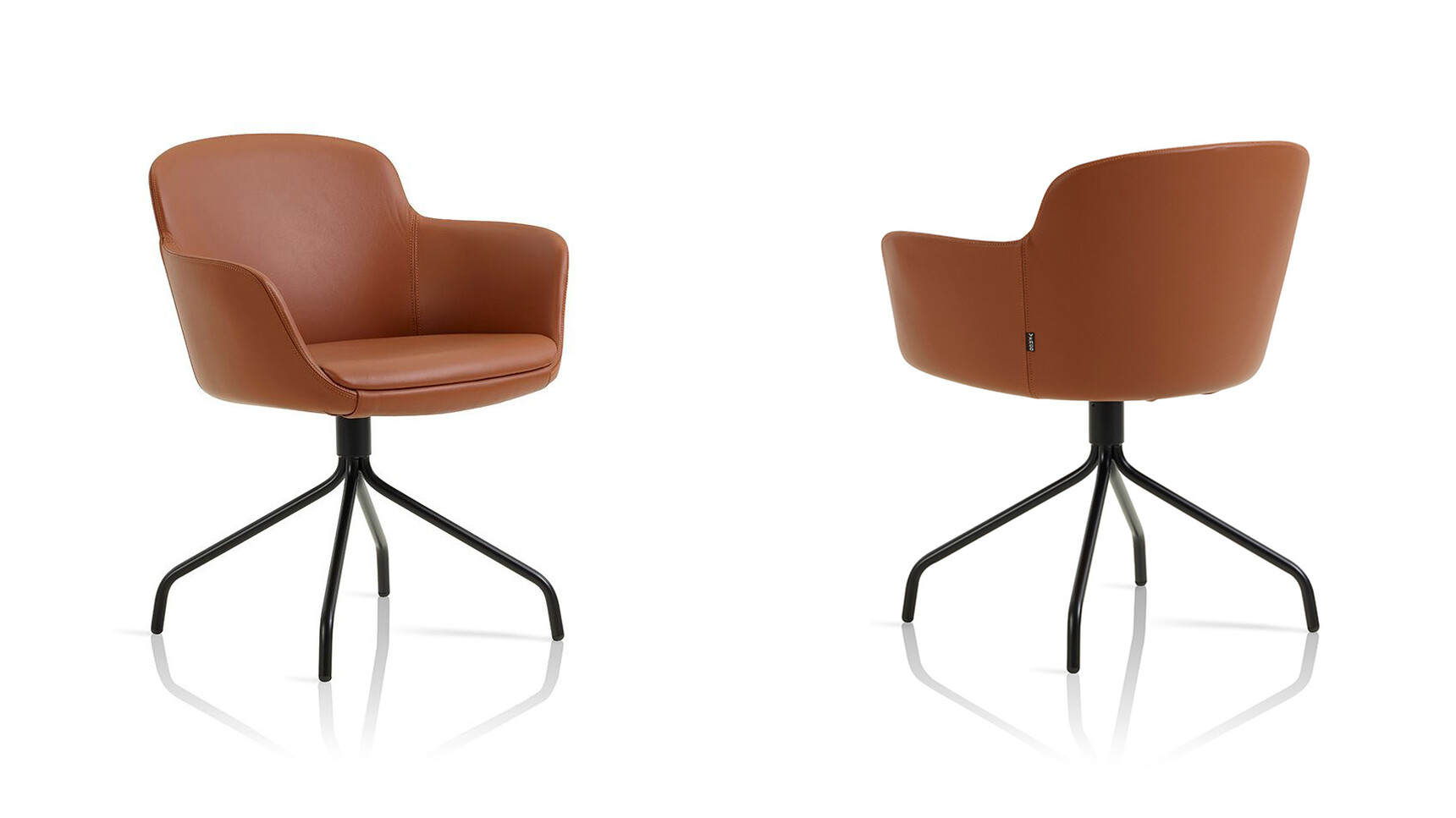 Connection Danny Medium Back Tub Chair With Four Star Pyramidal Base Family Image