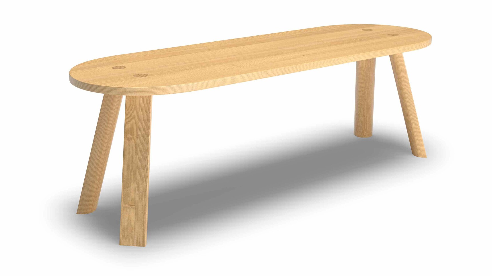 Buzzi Space Buzzi Milk Side Table Large Ash Natural Family Image