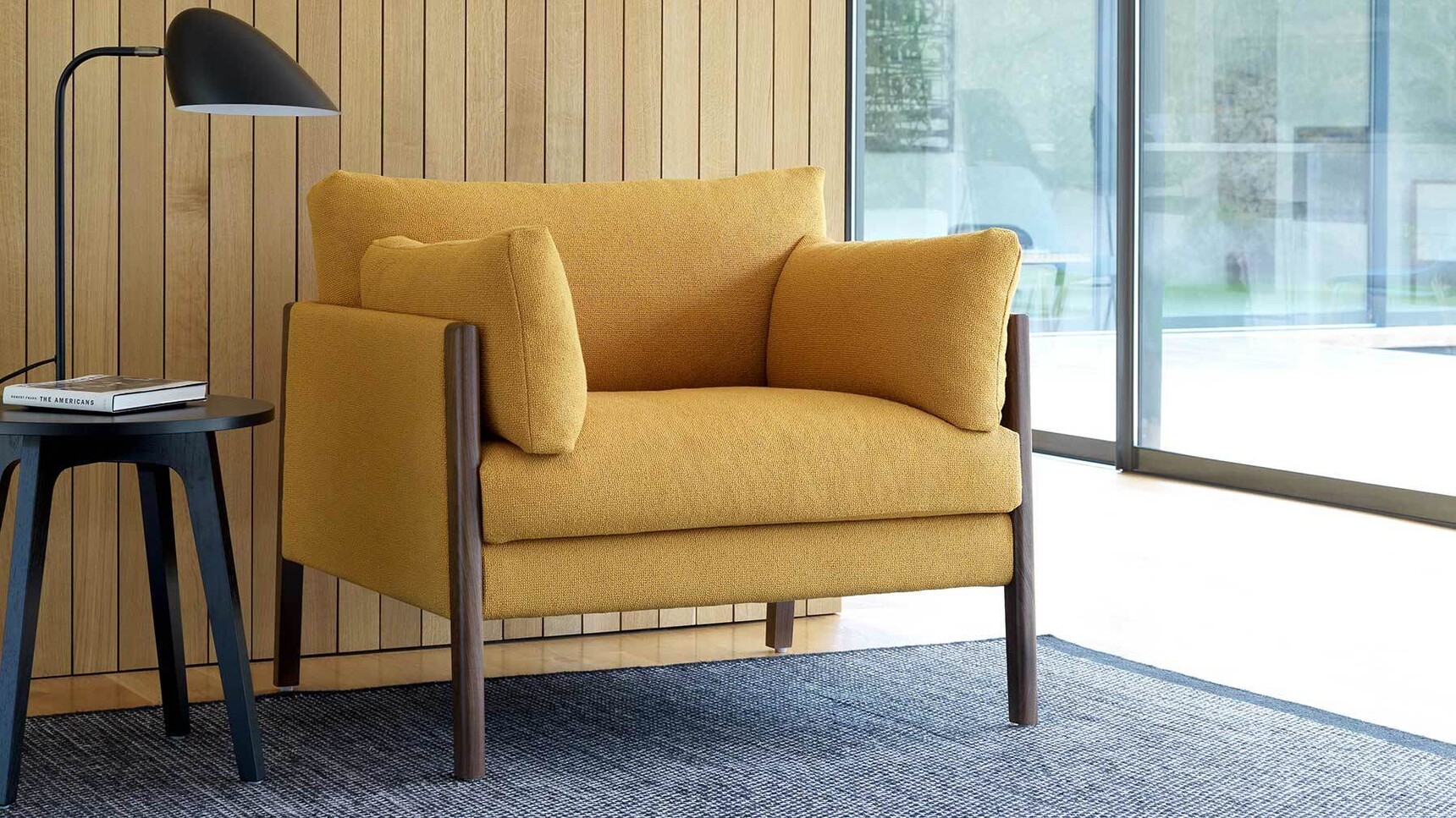 Boss Design Bodie Armchair Yellow Fabric Family Image