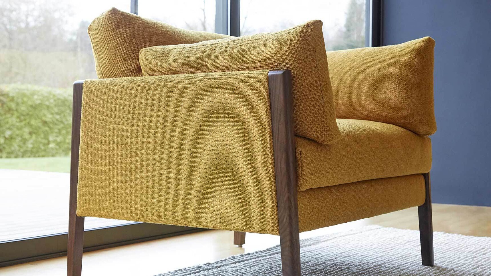 Boss Design Bodie Armchair Yellow Upholstery Family Image