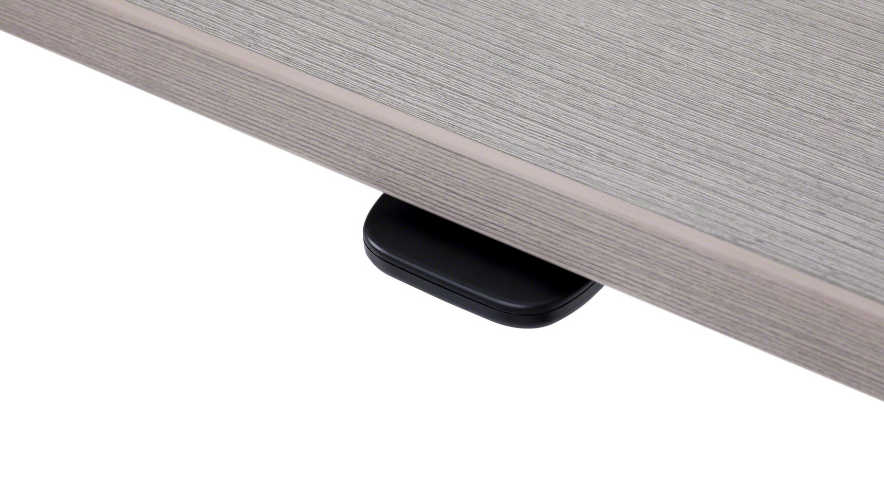 Close Up Of Steelcase Ology Height Adjustable Bench Desk with Simple Touch Showing Adjustable Controls