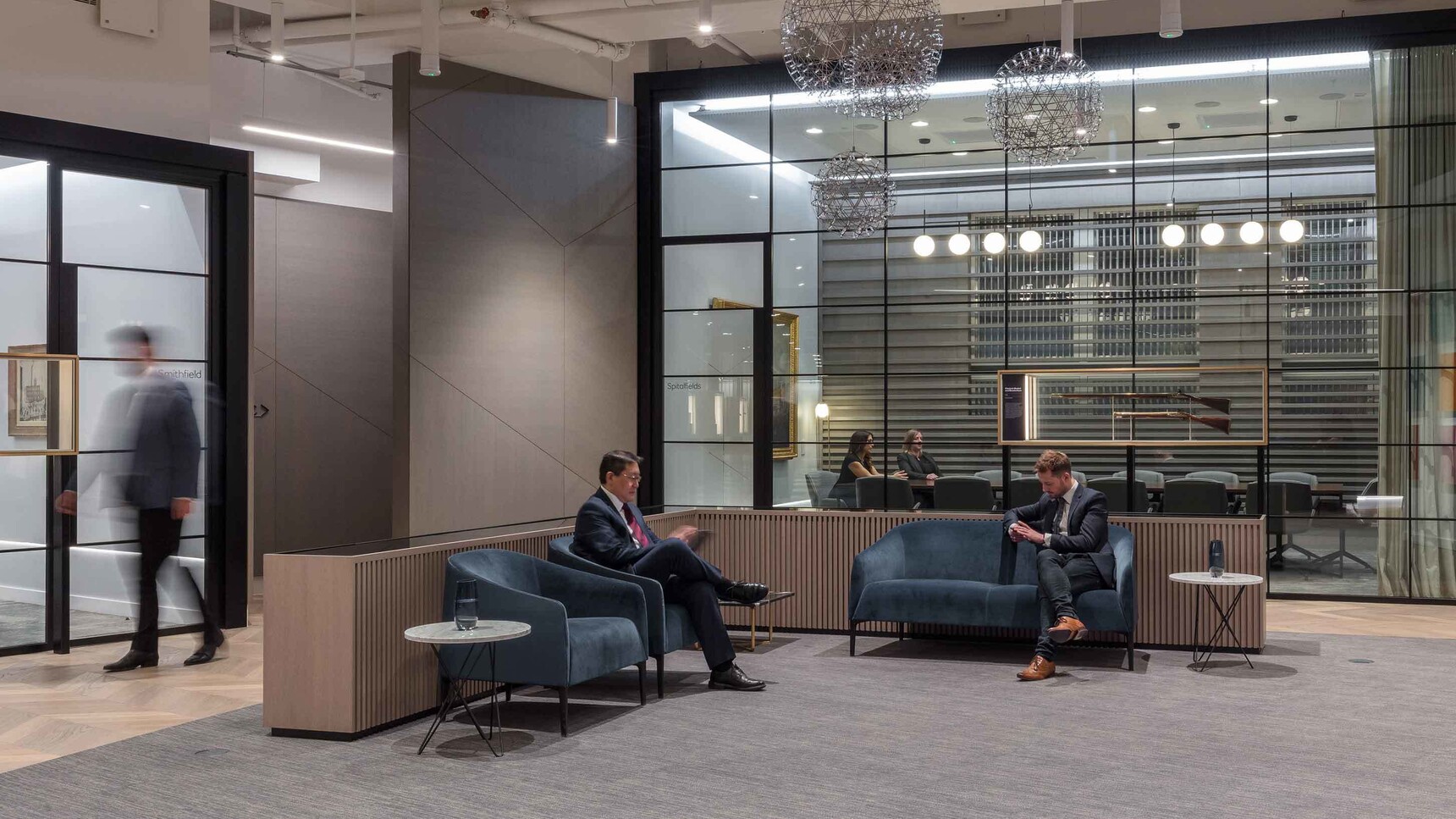 Boss Design Manta Sofa With Armchairs In Situ