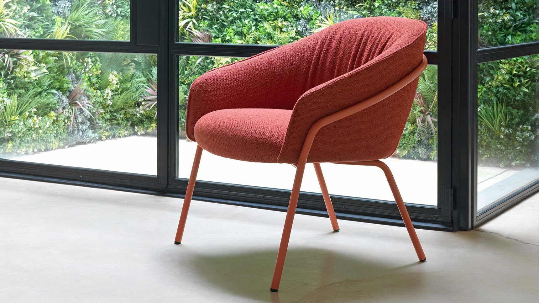 Boss Design Paloma Plush 4 Leg Orange Upholstery Family Image