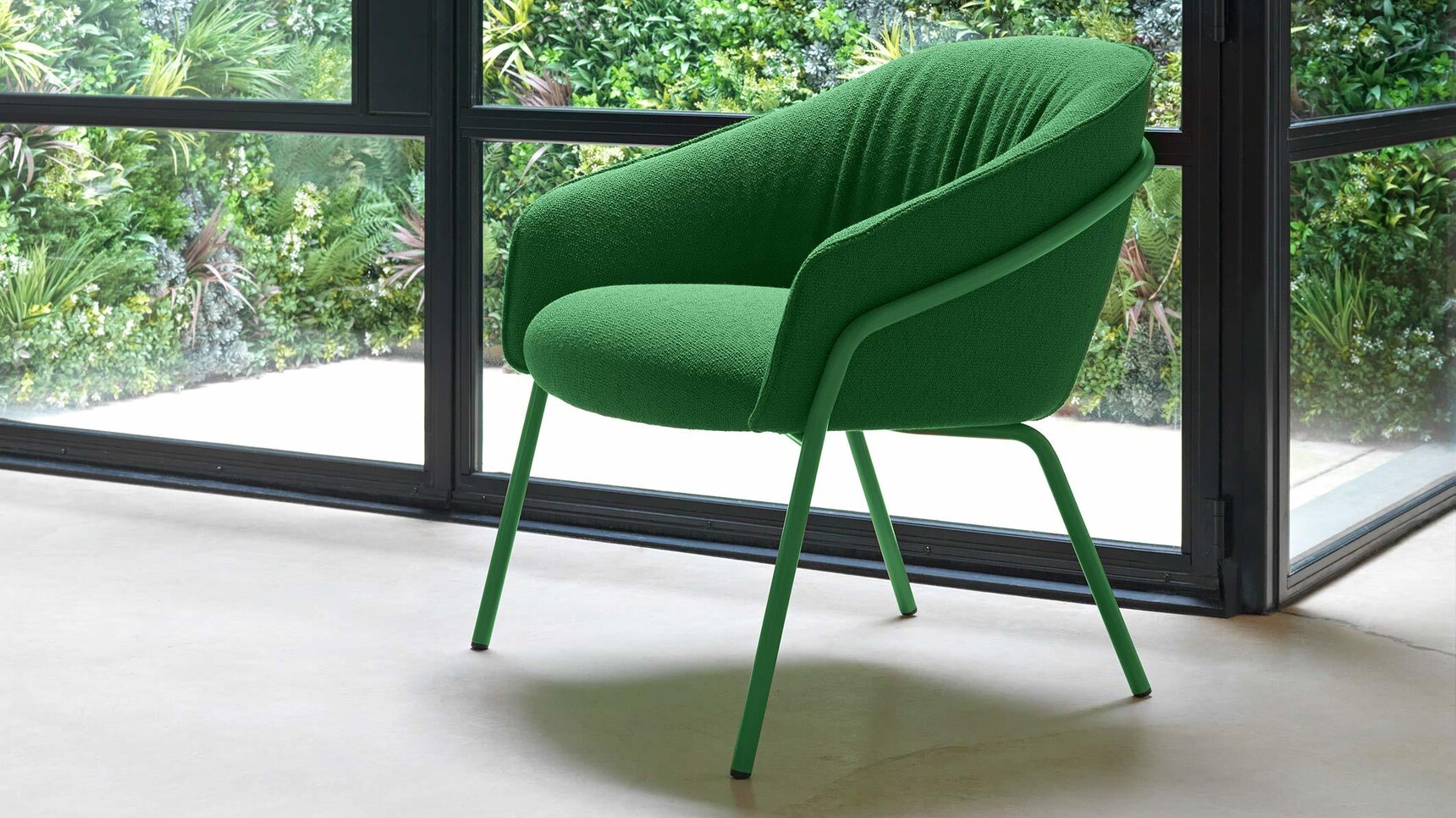 Boss Design Paloma Plush 4 Leg Green Upholstery Family Image