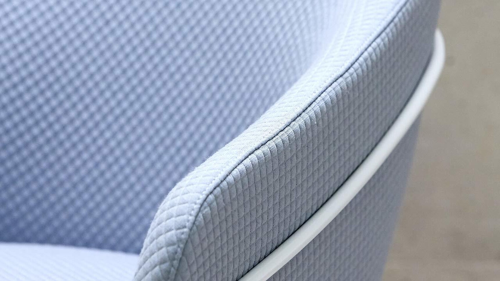 Boss Design Paloma Lounge Blue Upholstery Detail Image Of Arm